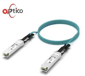 Kabel Optik Aktif 40G QSFP+ KE QSFP+ OM4 OM5 AOC